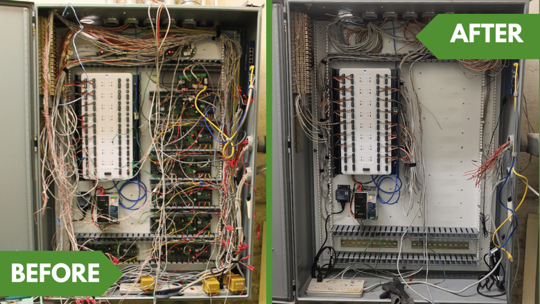 Before and After Electrical Box