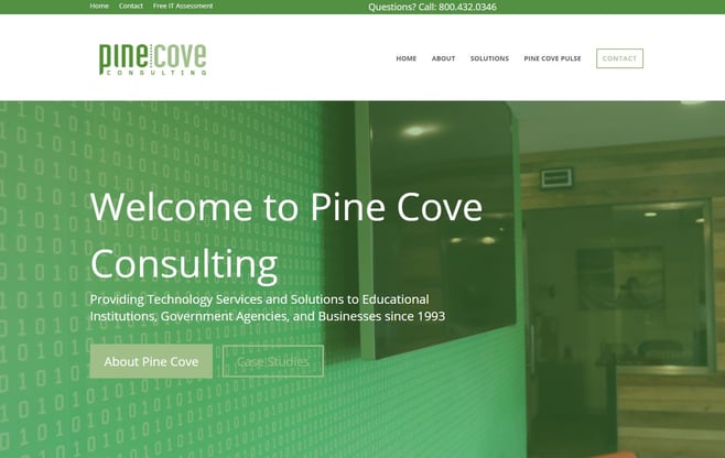 Pine Cove Consulting Homepage
