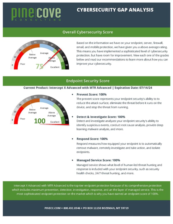 Example Gap Analysis 1