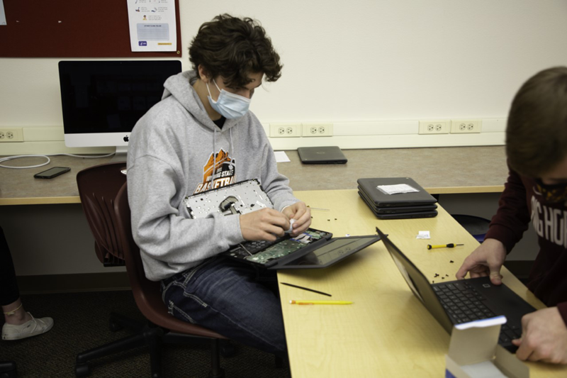 Chromebook Repair by Students