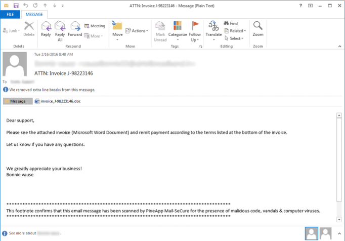 Phishing Example