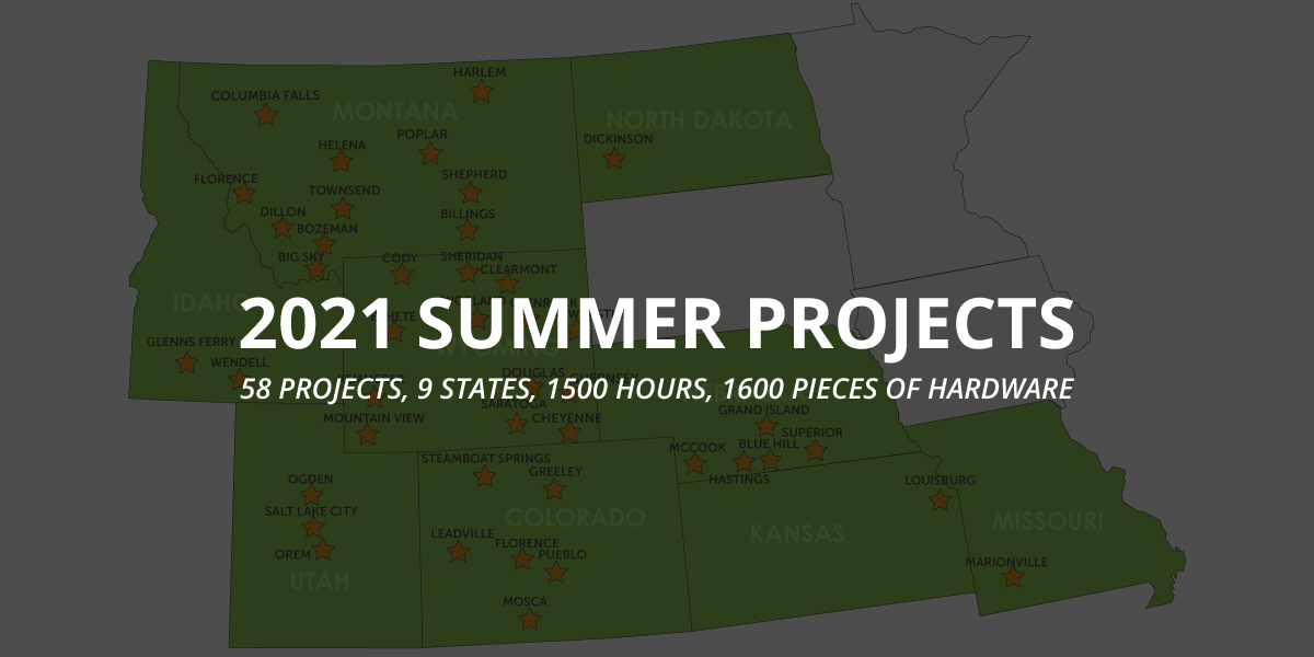 2021 Pine Cove Summer Projects